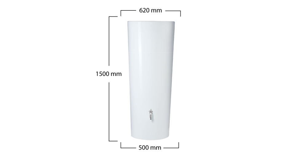 Garantia Color 2in1 Regenspeicher 350 Liter coco